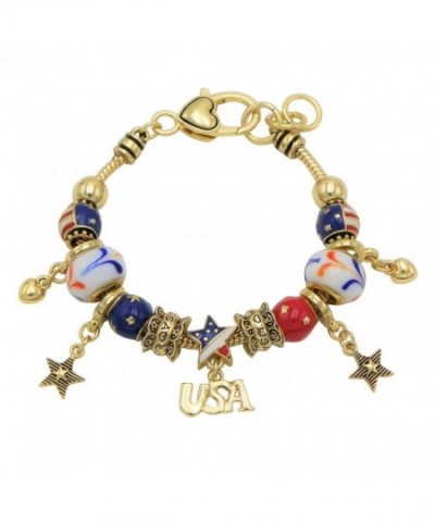 Rosemarie Collections Womens American Bracelet
