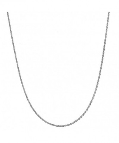 Sterling Silver Italian Diamond Necklace