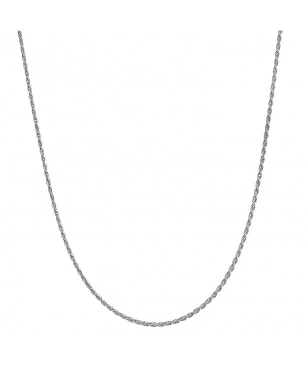 Sterling Silver Italian Diamond Necklace