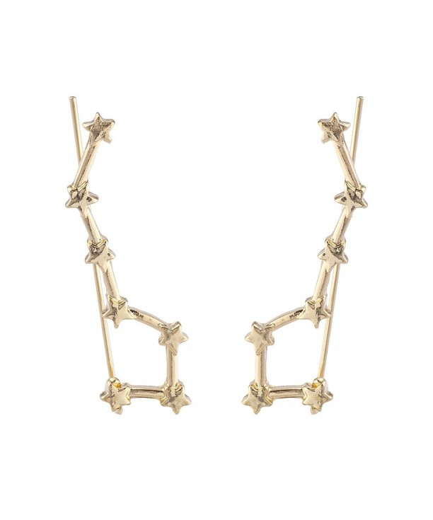 Lux Accessories Celestial Threader Earrings