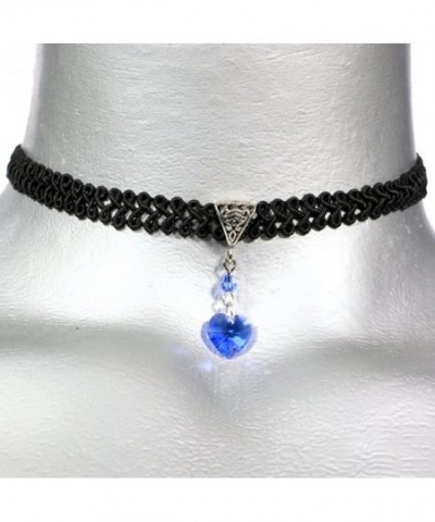 Twilights Fancy Sapphire Swarovski Necklace