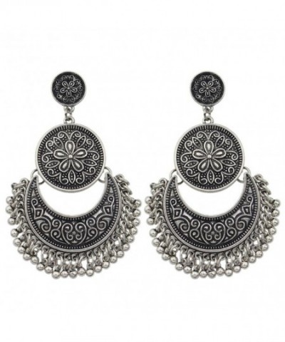 Feelontop Fashion Brocade Earrings Jewelry