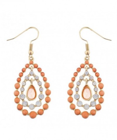 Lux Accessories GoldTone Teardrop Earrings