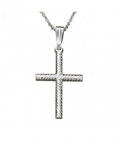 Sterling Silver Cross Pendant Necklace