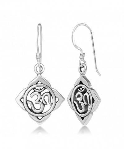 Sterling Silver Symbol Chakra Earrings