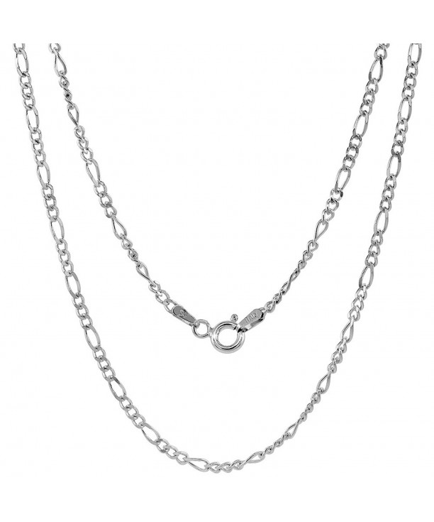 Sterling Silver Figaro Anklet Nickel