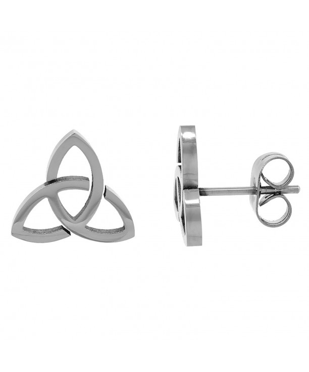 Stainless Celtic Trinity Earrings Triquetra