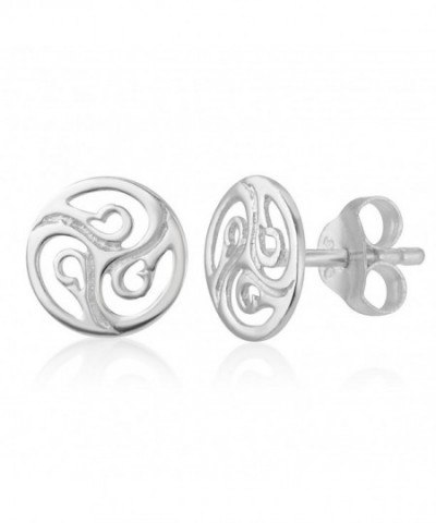 Sterling Silver Celtic Symbol Earrings