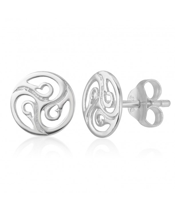 Sterling Silver Celtic Symbol Earrings