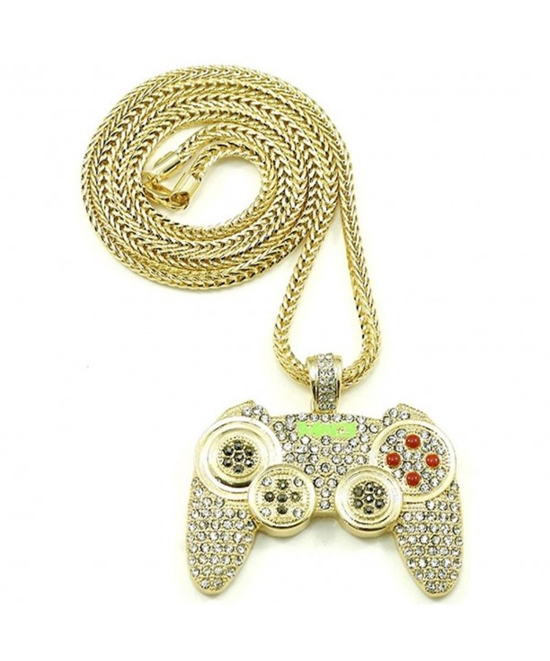 Necklace Gamepad Pendant Crystal Jewelry