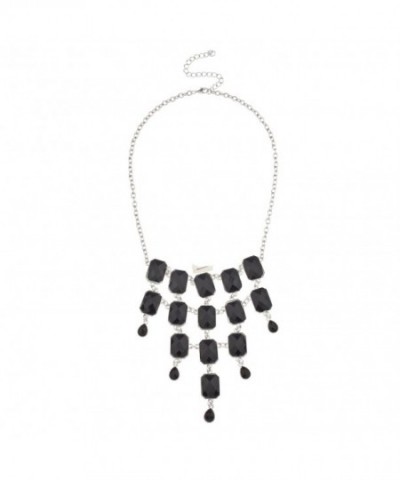 Lux Accessories Layered Statement Necklace