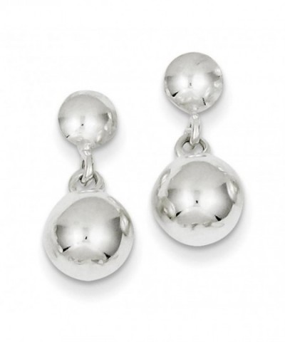 Sterling Silver Polished Dangle Earrings