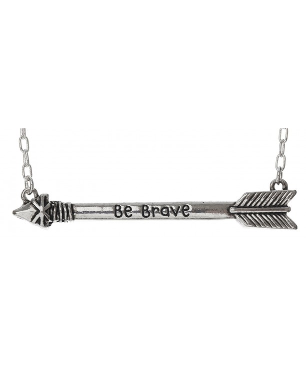 Brave Arrow Necklace Extender Silver