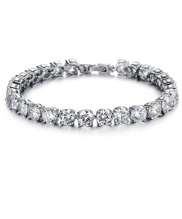 OPK Jewelry Platinum Bracelet Zirconia