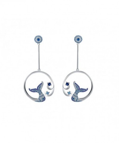 OKIKO Earrings Swarovski Crystals Platinum Plated