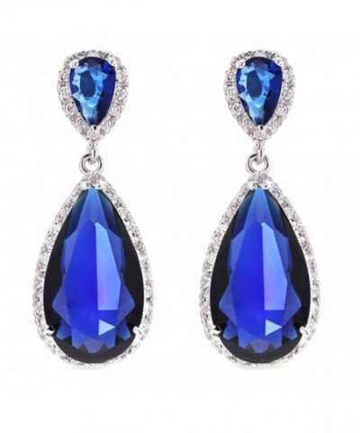 FC JORY Sapphire Teardrop Earrings