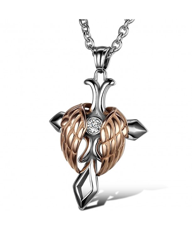 Oidea Stainless Pendant Necklace Rosegold