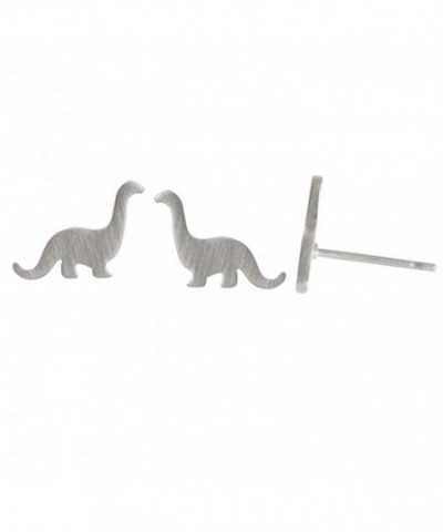 Boma Sterling Brontosaurus Dinosaur Earrings