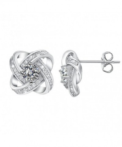 Yoursfs Earrings Twisted Clover Zirconia