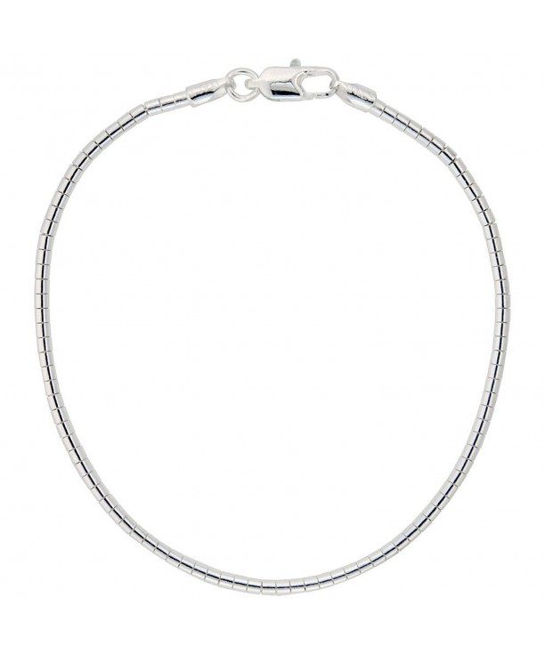 Sterling Silver Round Necklace Nickel