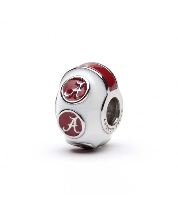 University Alabama Stainless Crimson Bracelets