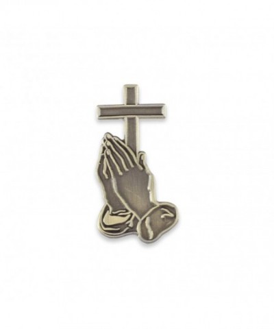 Praying Hands Cross Antique Diestruck