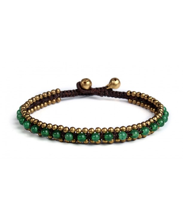 Lannaclothesdesign Womens Beaded Adjustable Aventurine