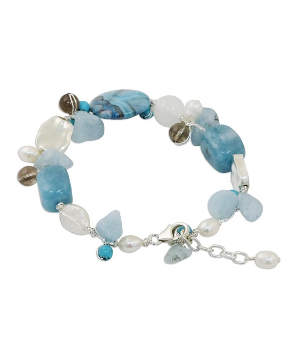 NOVICA Cultured Freshwater Gemstone Bracelet