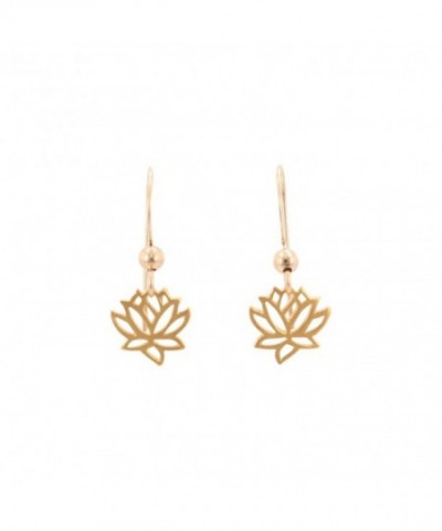 Blossom Flower Earrings Sterling 7080 yg