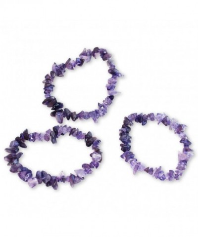 NOVICA Amethyst Beaded Bracelet Wonders