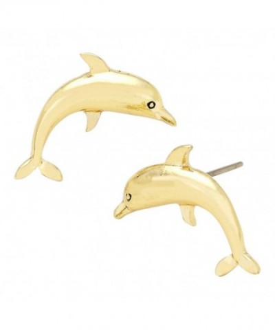 Liavys Dolphin Fashionable Earrings Plated