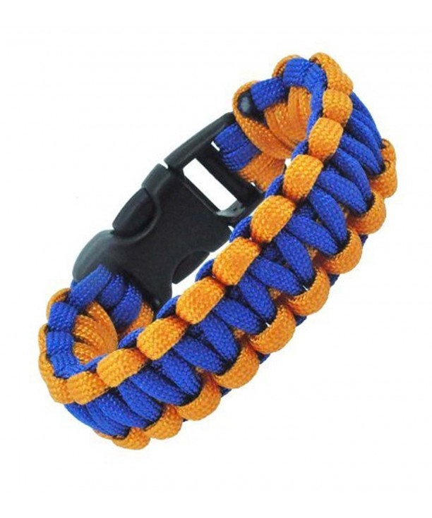 Orange Blue Survival Bracelet Para cord