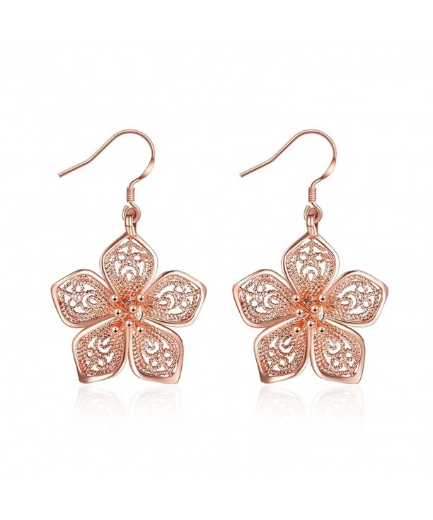 Silver Flower Earrings Sterling DreamSter