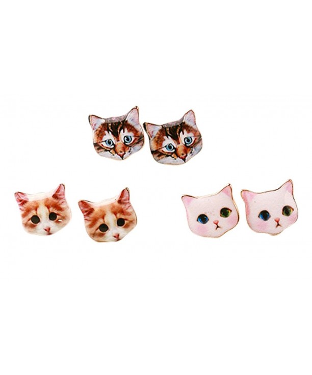 CUTIEJEWELRY Pretty Kitty Earrings Women