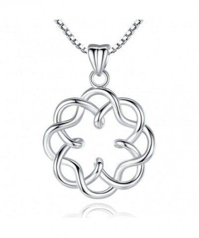 Platinum Plating Vintage Infinity Necklace