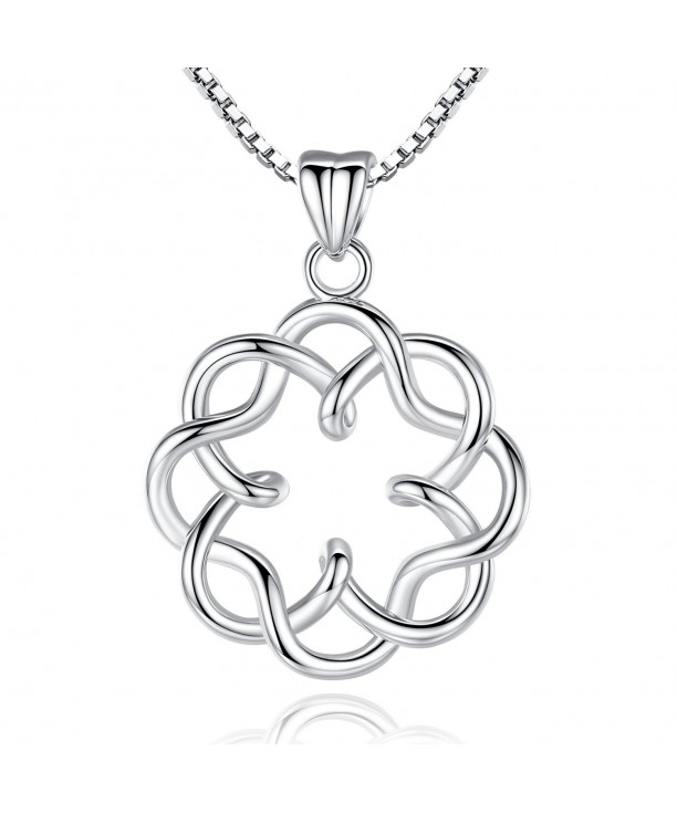 Platinum Plating Vintage Infinity Necklace