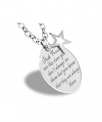 Friends Inspirational Friendship Necklace Stainless