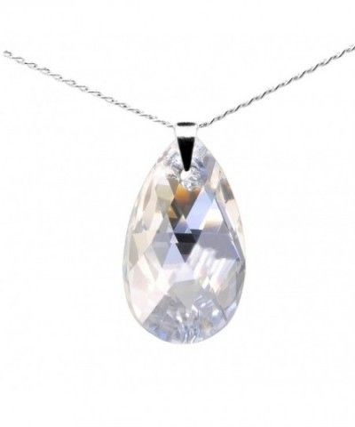Sterling Swarovski Crystals Moonlight Necklace