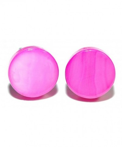 ROUND BRIGHT SHELL EARRINGS S238