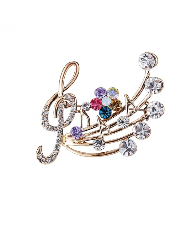 YinMai Treble Musical Multicolor Rhinestone