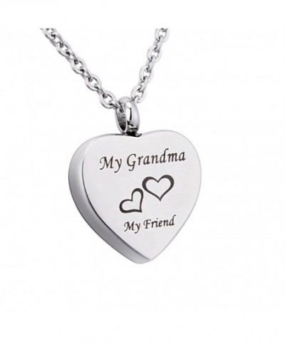 Engraved Memorial Necklace Stainless Cremation