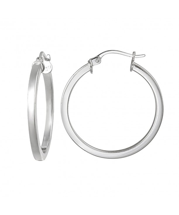 Hoops Loops Sterling Polished Earrings