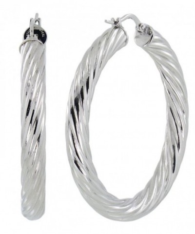 S Michael Designs Stainless Twisted Earrings