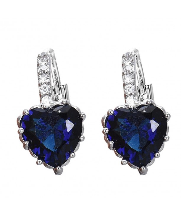 DDLBiz Women Crystal Zircon Earrings