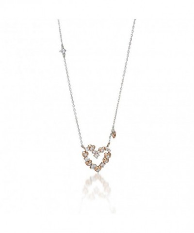 MIYUMIRO Womens Celebrate Heart Necklace