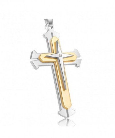 Apopo Crucifix Pendant Diamond stainless