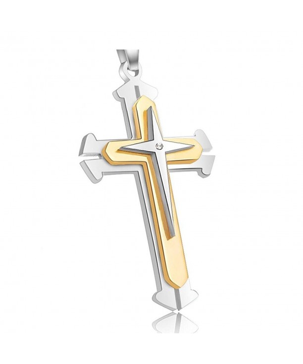 Apopo Crucifix Pendant Diamond stainless