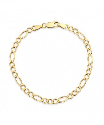 Sterling Silver Figaro Chain Bracelet