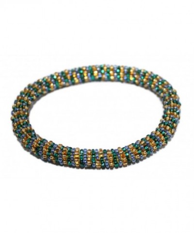 Crochet Glass Bracelet Nepal SB400