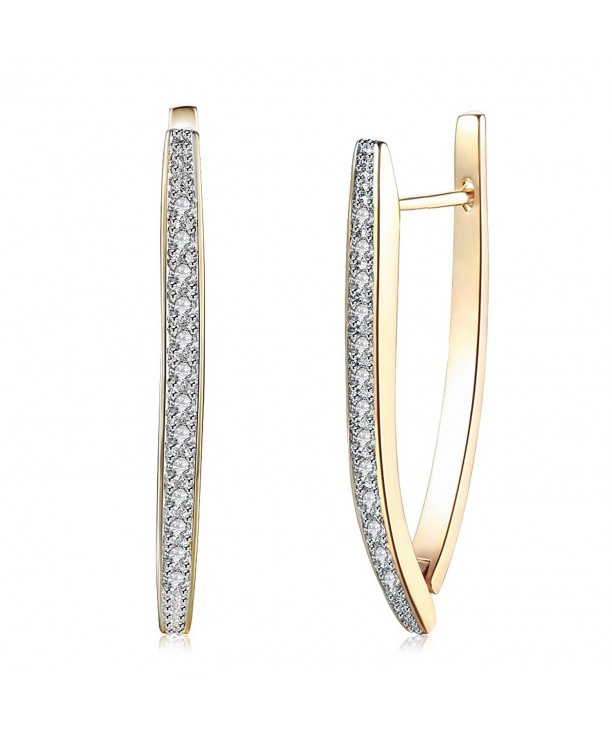 Anni Coco Earrings Zirconia Triangle